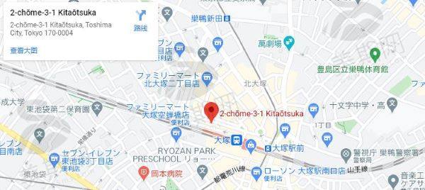 日本酒井形成外科（整形医院）来院地址