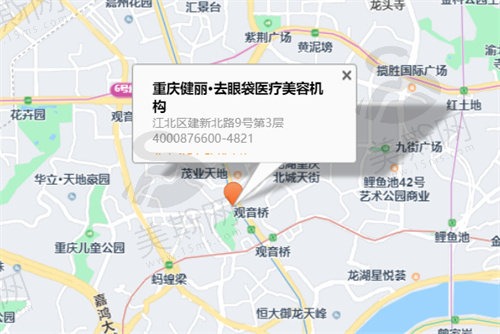重庆健丽眼袋医院地址
