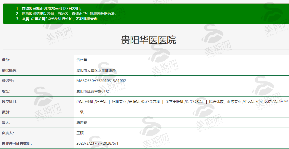 贵阳华医医院疤痕专科资质