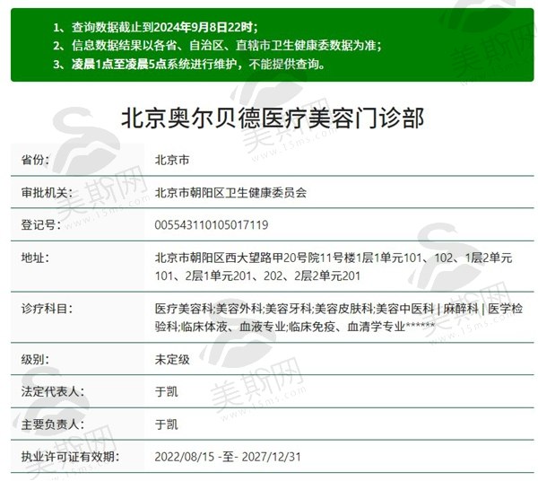北京奥尔贝德是正规医院
