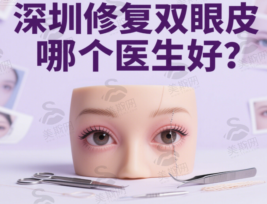 深圳修复双眼皮哪个医生好？top10专家排行榜出炉，陈磊、朱武根等实力上榜