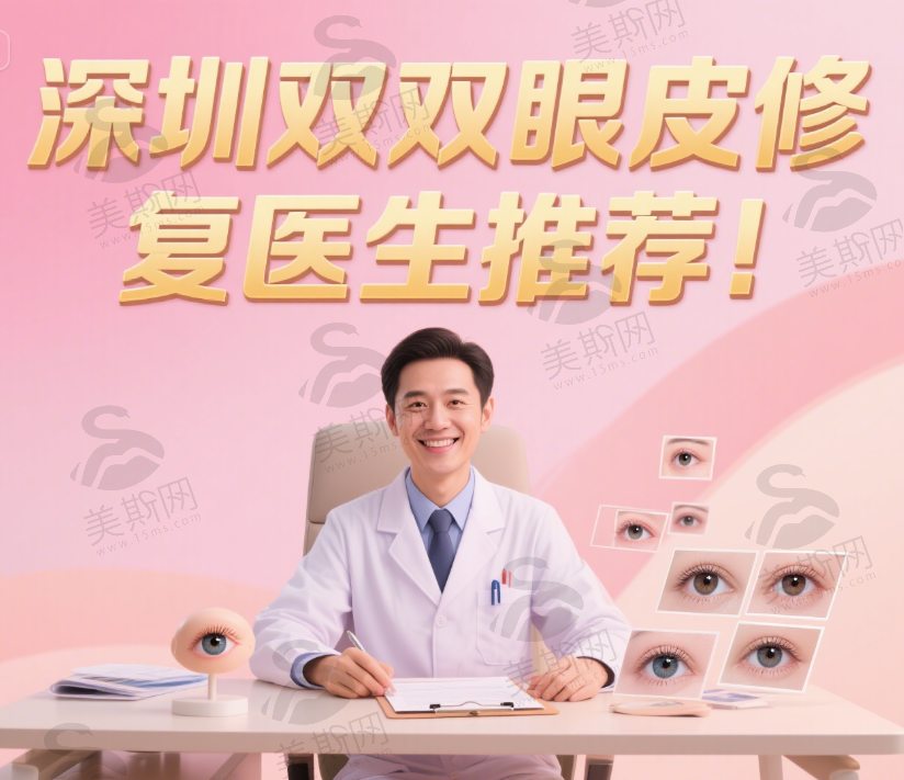 深圳双眼皮修复医生推荐！陈磊、王志东、刘月更等专家排名及技术亮点曝光